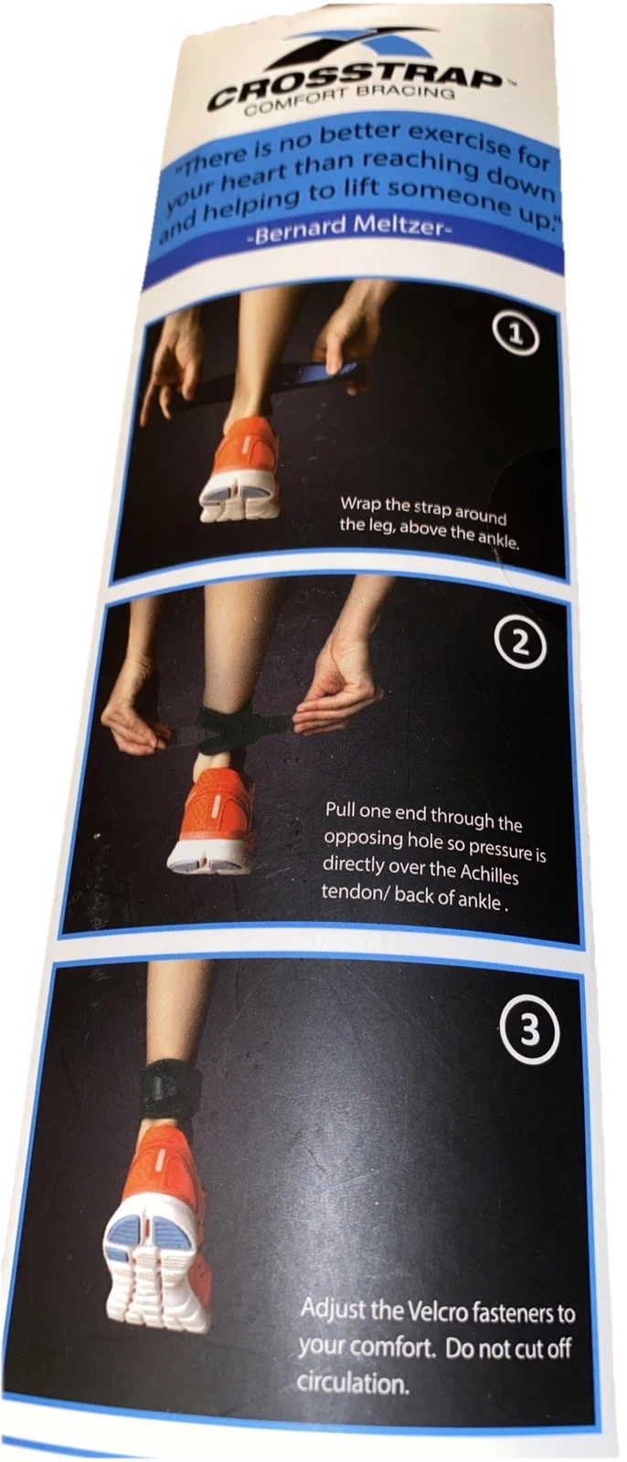CROSSTRAP Achilles Strap by MDUB Medical Prevent Achilles Tendonitis | Runnin…
