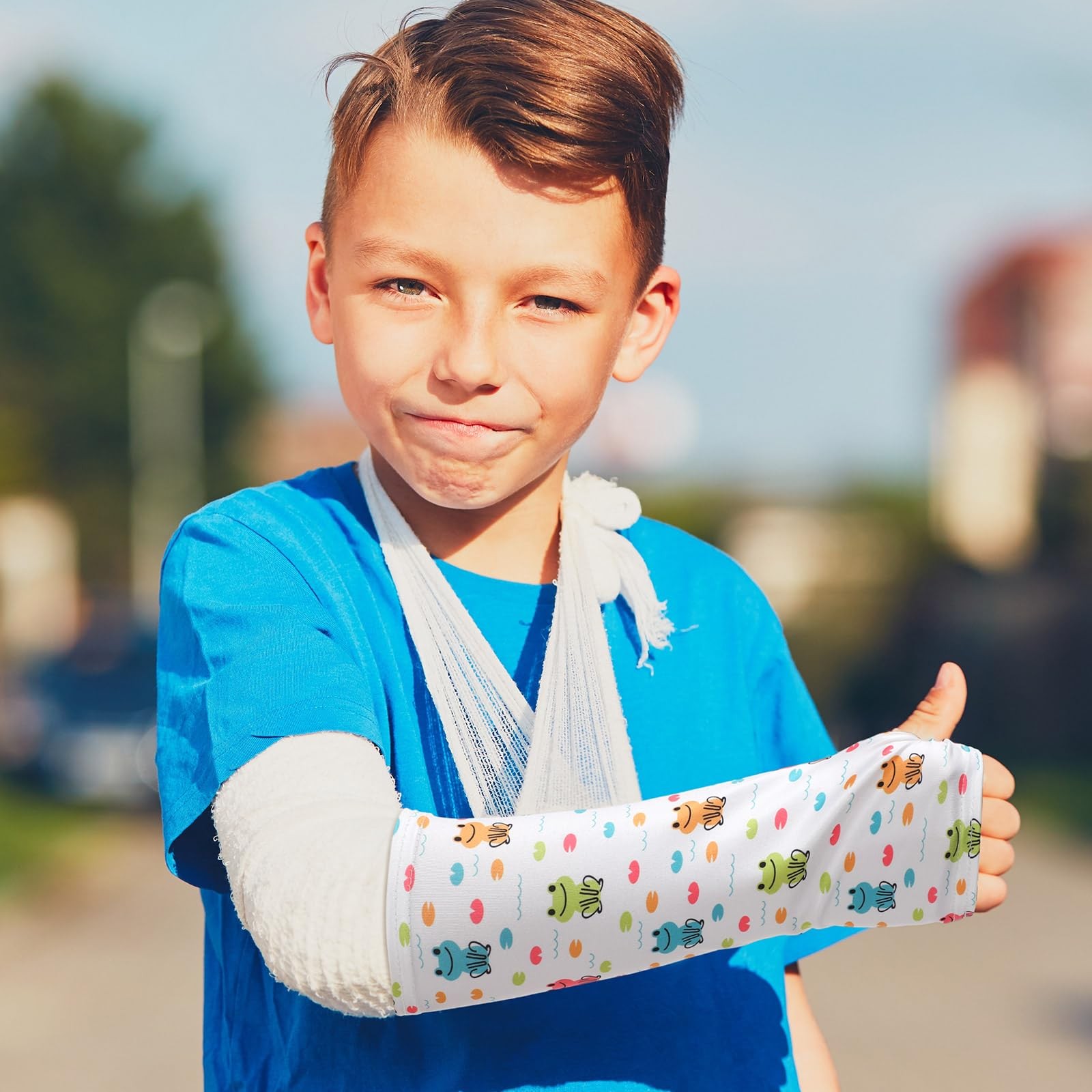 Suhine 12 Pcs Kids Picc Line Sleeve Cover for Upper Small, shown as pictures