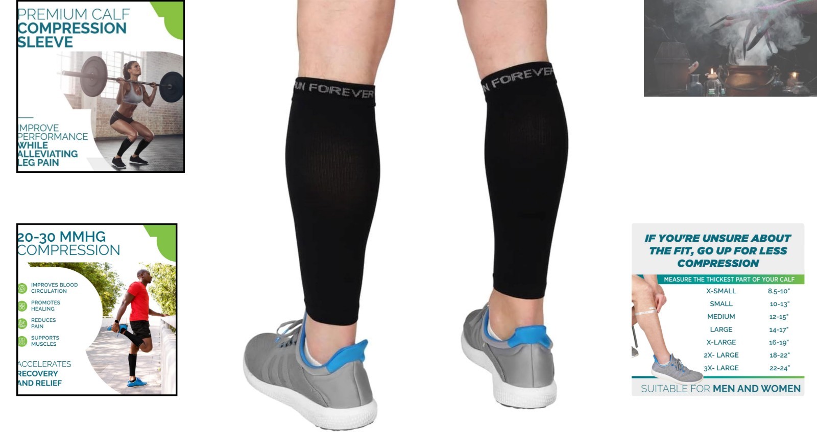 Professional-Grade Calf Compression Sleeve | Fast Injury Recovery & Comfort