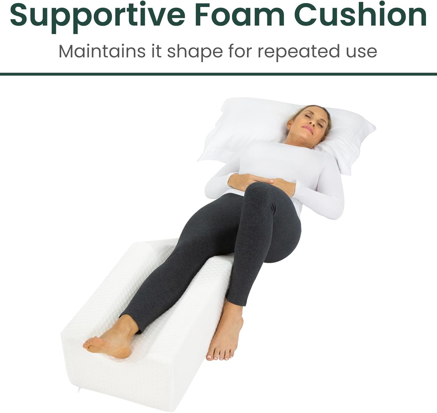 Leg Elevation Pillow- Leg Wedge Knee Swelling Elevation After Surgery Must Haves