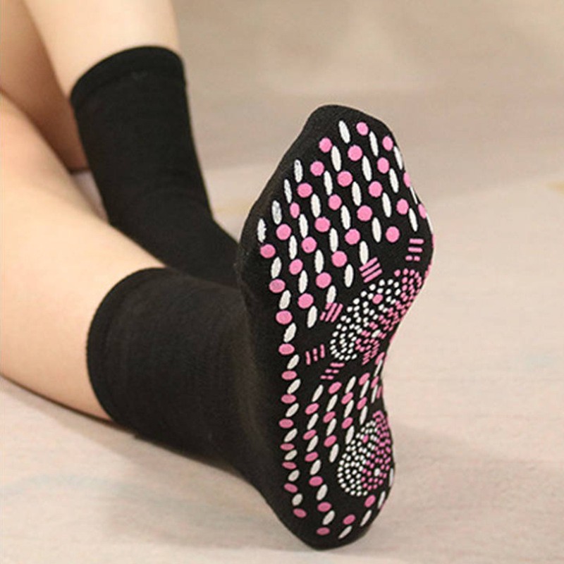 1Pair Tomalin Acupressure Self-Heating Shaping Socks Winter Self Heating Socks