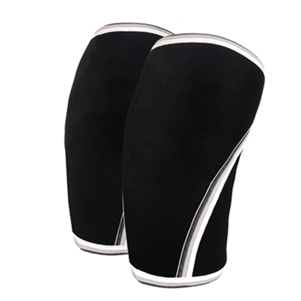 Knee Sleeves Support Compression Weightlifting 7mm Neoprene Sleeve Squats Brace
