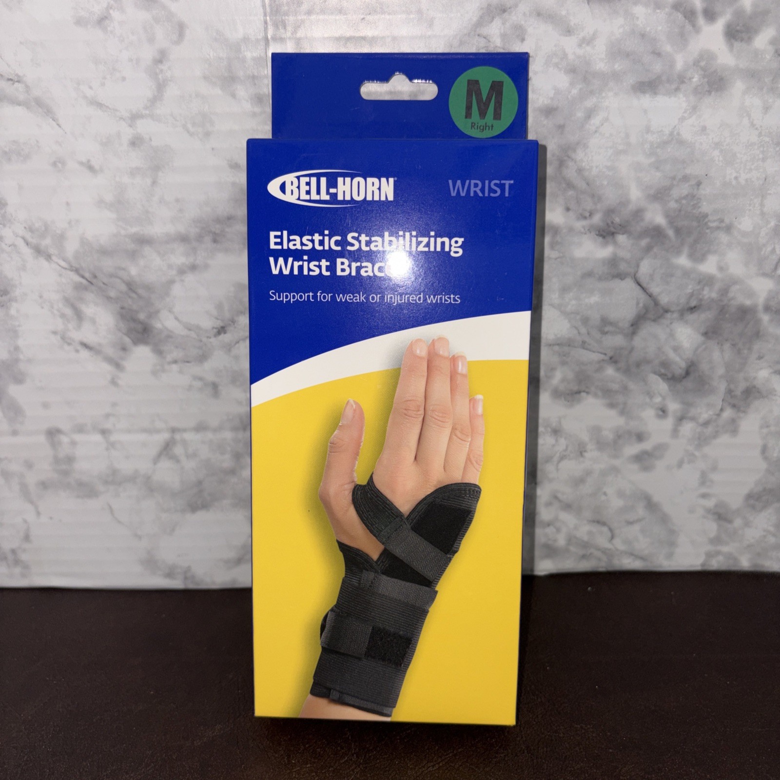 Bell-Horn Elastic Stabilizing Wrist Brace Left – Size Medium