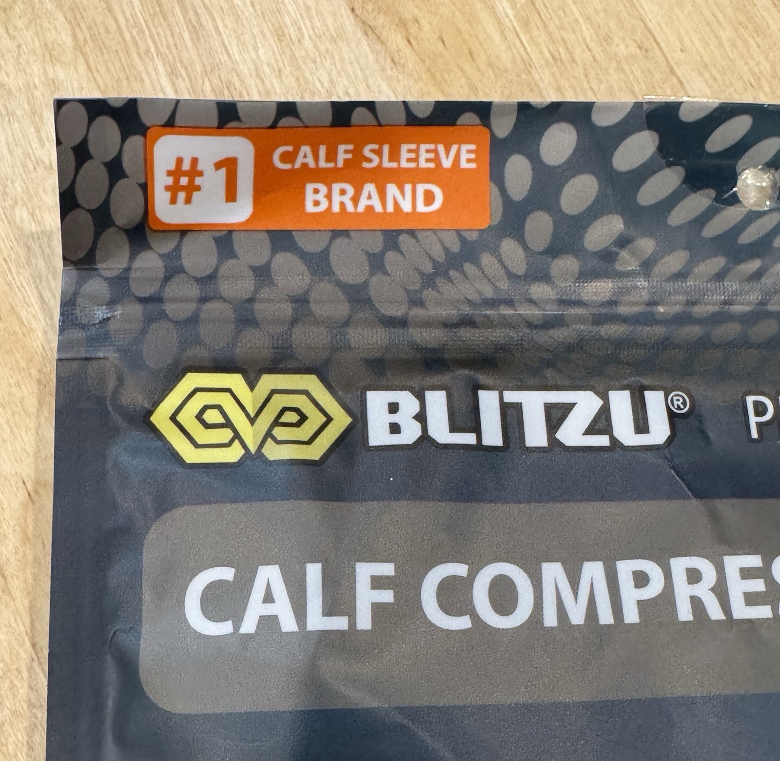 BLITZU Calf Compression Sleeve Footless Socks Leg Support Shin Splint Black S-M