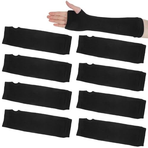 8PCS Soft Fabric Arm Cast Cover Elastic Hand Cast Socks for Splint | Black