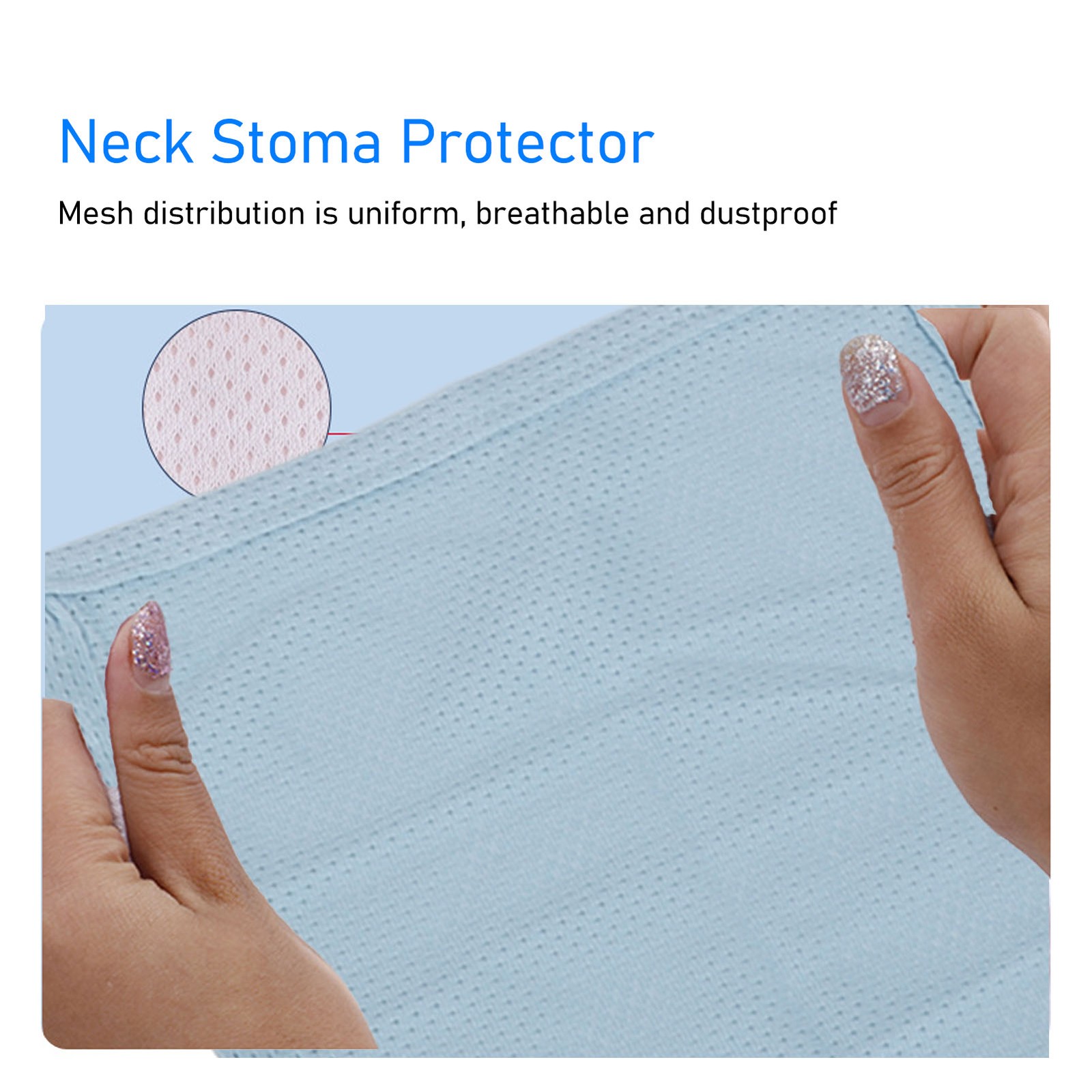 Neck Stoma Cover Cotton Single Layer Dustproof Neck Trach Cover Trach ANA