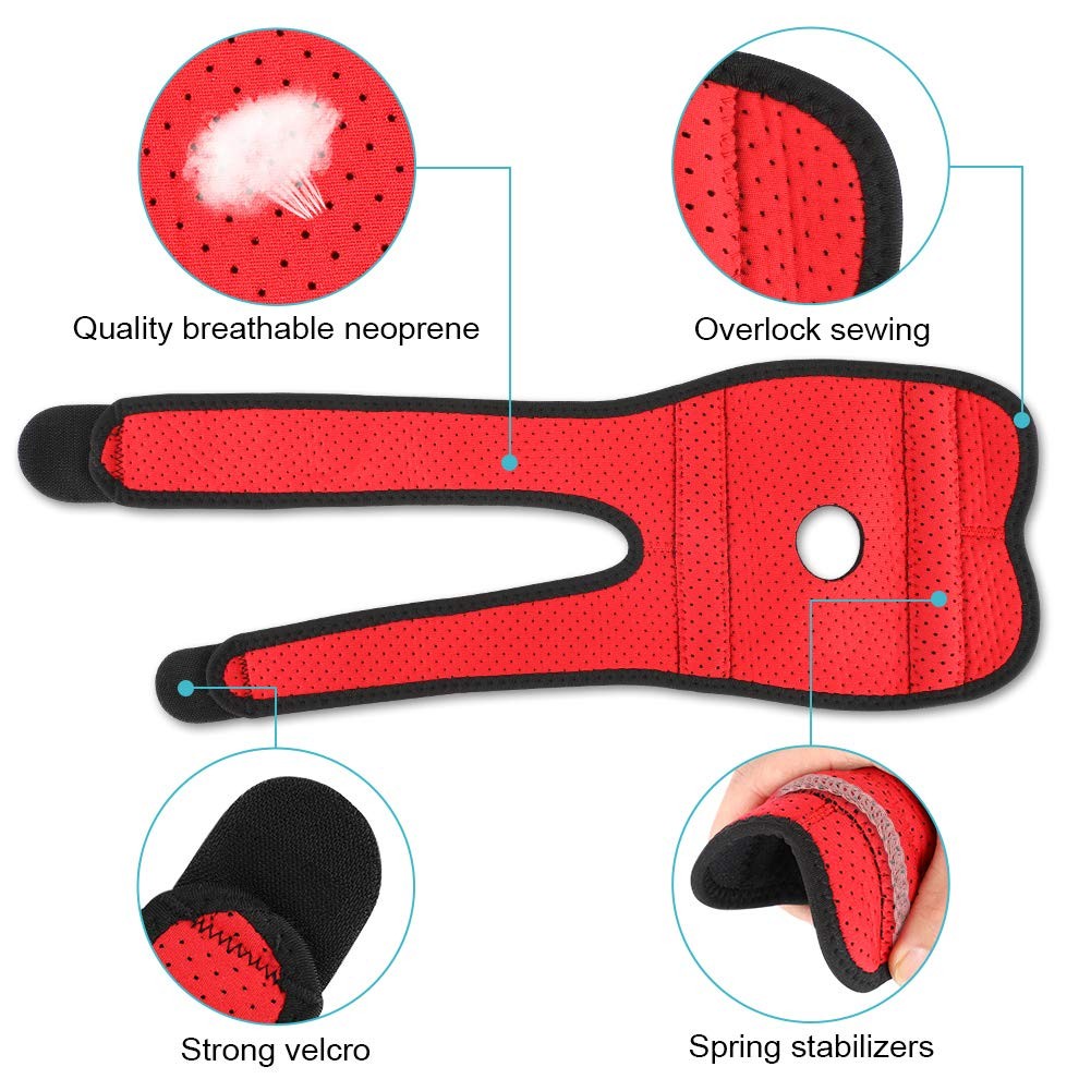 Elbow Brace for Tendonitis Adjustable, Elbow Brace Strap with Metal Stabilisers,