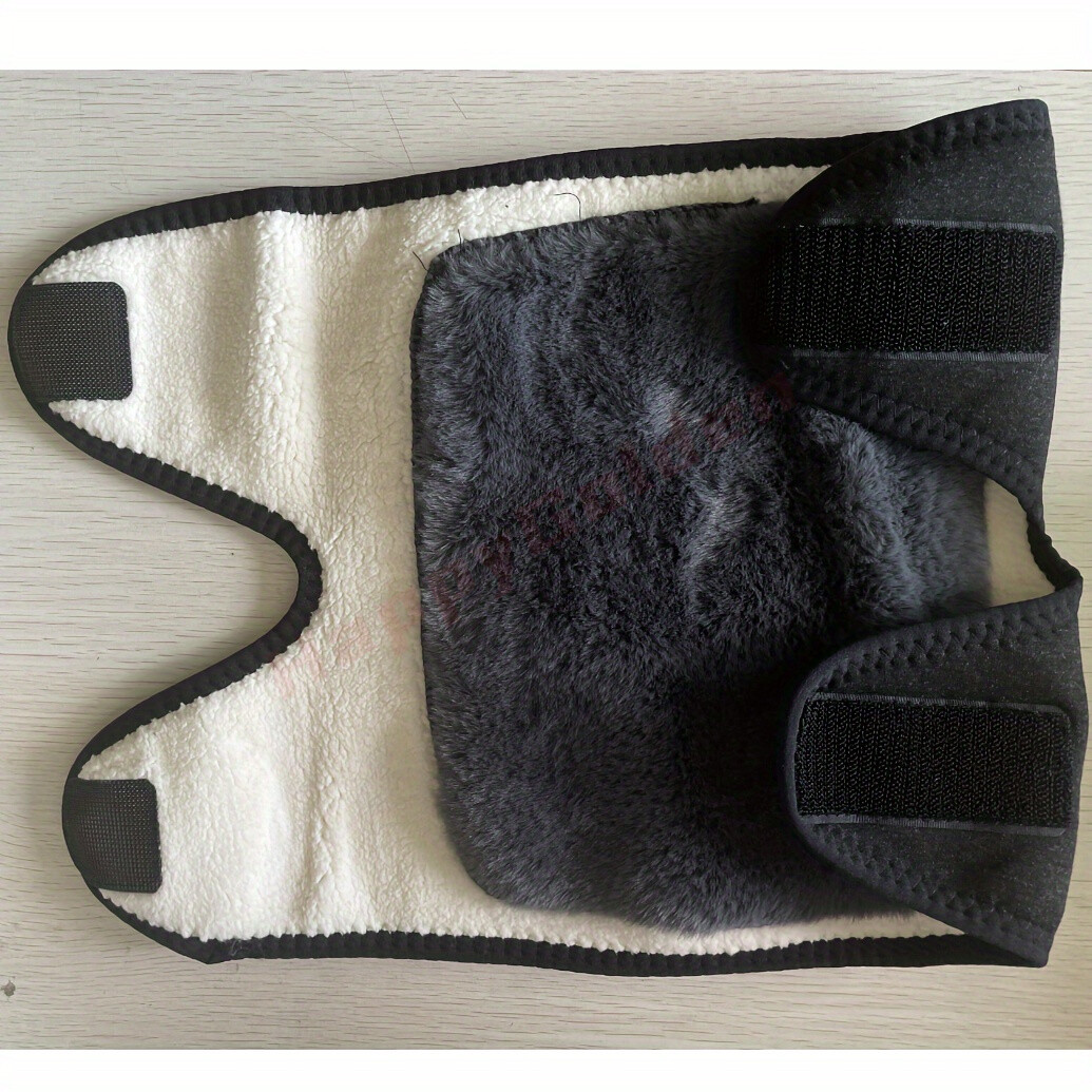 Warm Knee Pads Thick Double Layer Imitation Cashmere Knee Pads for Elderly Women