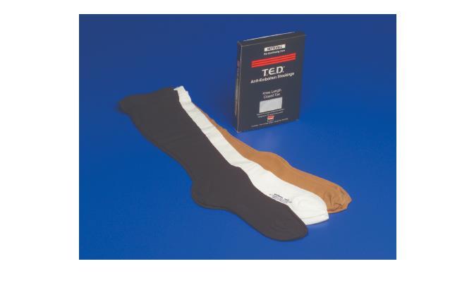 McK T.E.D.™ Knee High X-Large, Regular Beige Closed Toe Anti-embolism Stockings