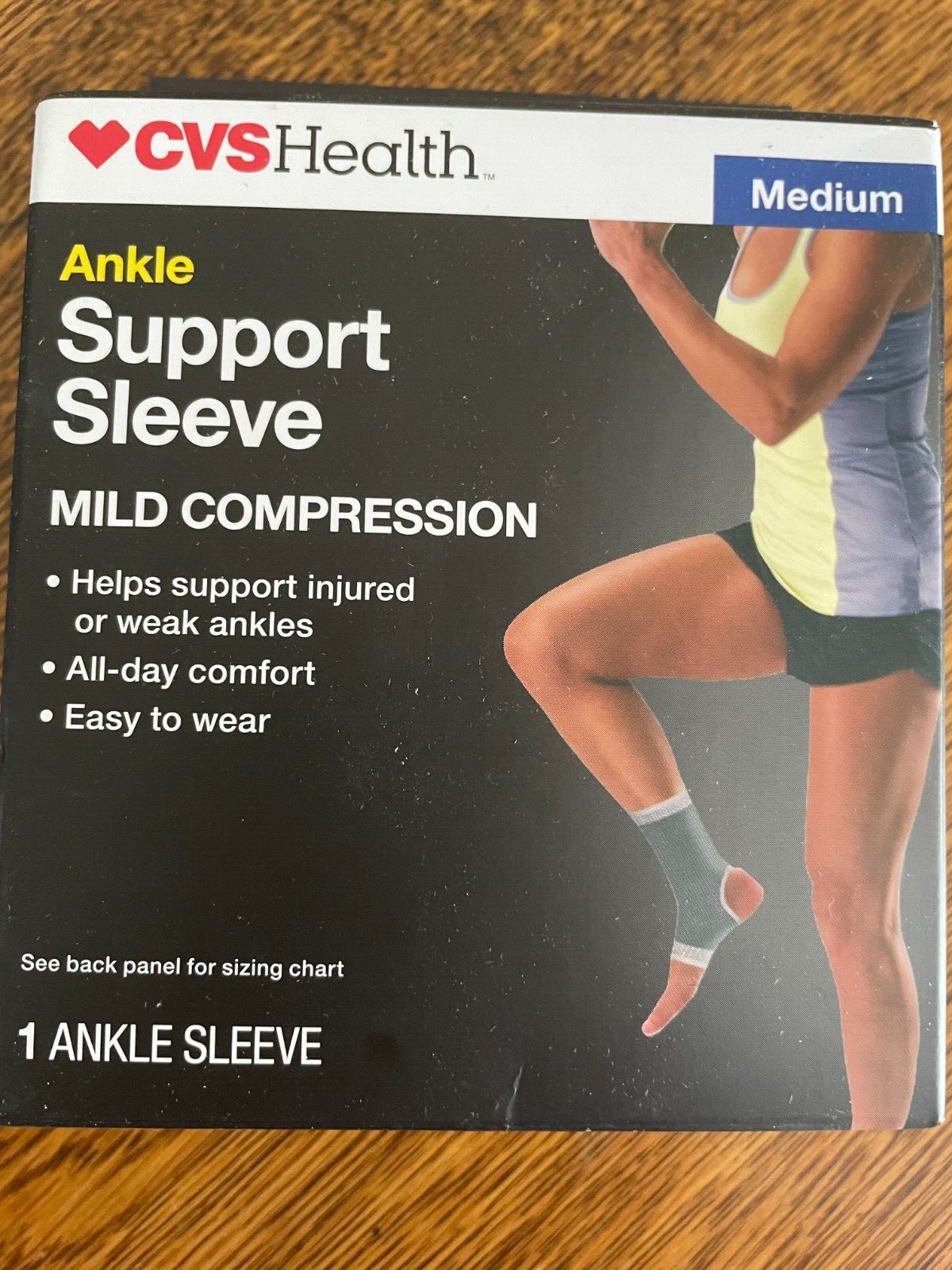 Ankle Compression support Sleeve Size Medium