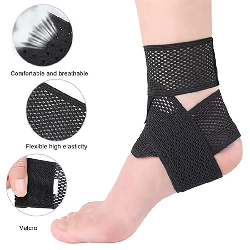 Ankle Brace, Adjustable Compression Support Wrap for Men & Women Fits in Shoes