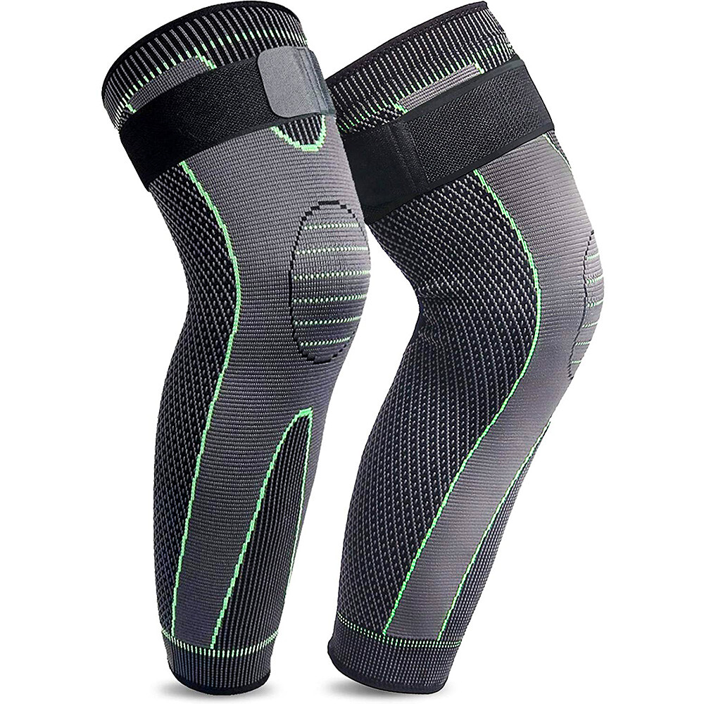 Leg Support Brace Calf Compression Sleeve Socks with Strap Sport Pain Relief US