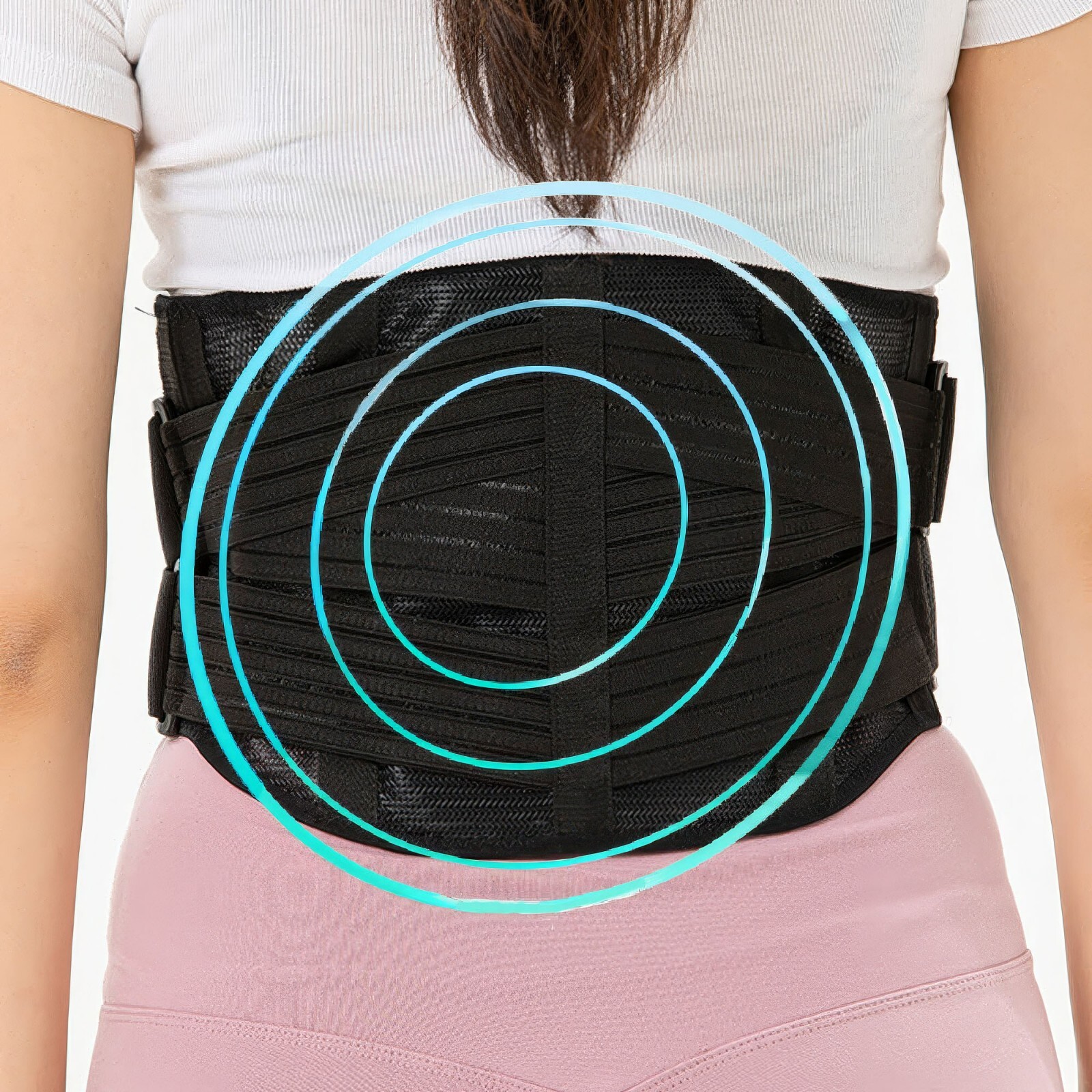 Anapa Microcurrent Waist Hard Guard Support Disc Spinal Pain Relief Athletic L