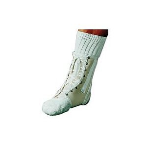 Sportaid Canvas Ankle w/Spiral Stays (Shoe Size W7.5-9 M9-10) Natural Medium