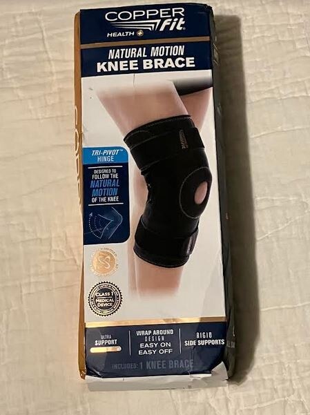 Copper Fit Natural Motion Knee Brace -3923-JU-Adjustable-One Size Fits Most-New