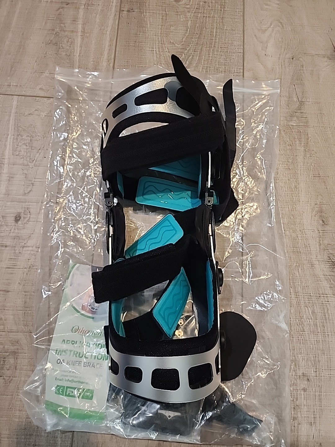Orthomen OA Unloader Knee Brace Large Left KN038-S-R-G Dual Hinge Support New