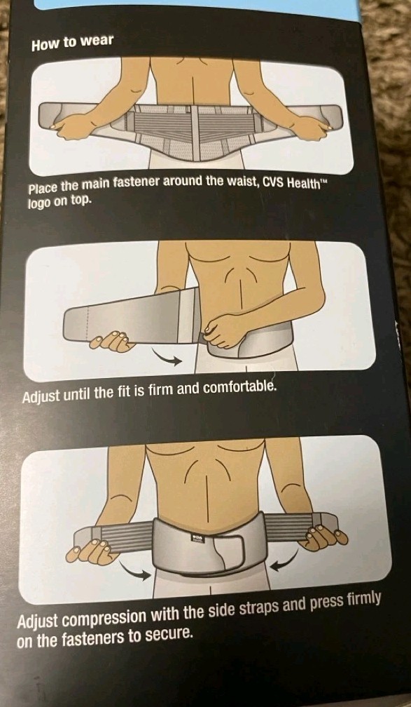 New Health Firm Support Back Deluxe Stabilizing Support