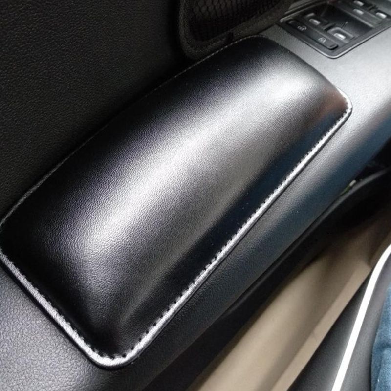 PU Leather Auto Center Console Knee Cushion Soft Pad Car Leg Elbow Cushion Pad