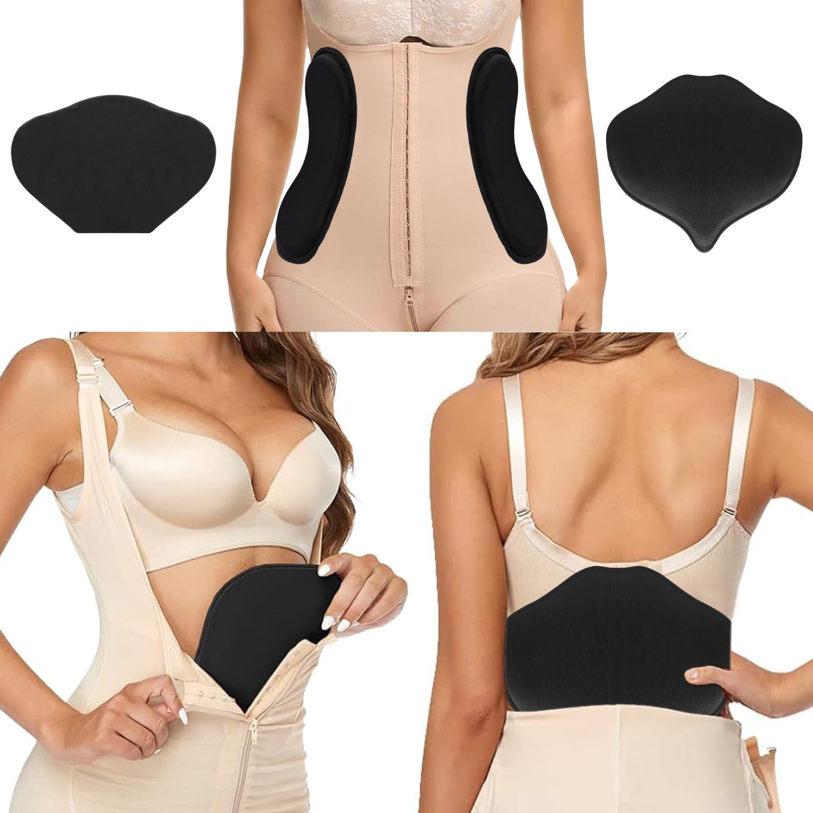 4pcs Abdominal 360 Side Compression Boards Set, Lipo Foam Tummy Tuck Lateral …