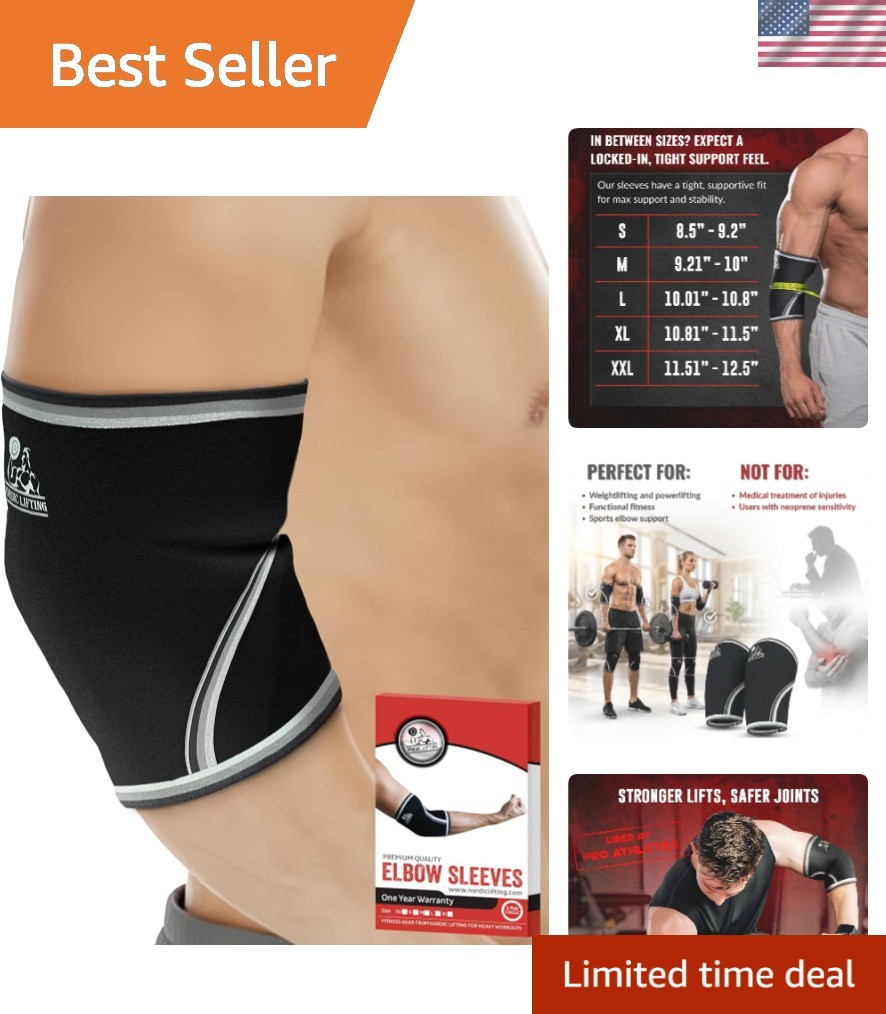 1 Pair Support & Compression for Weightlifting, Powerlifting, Cross-Training …