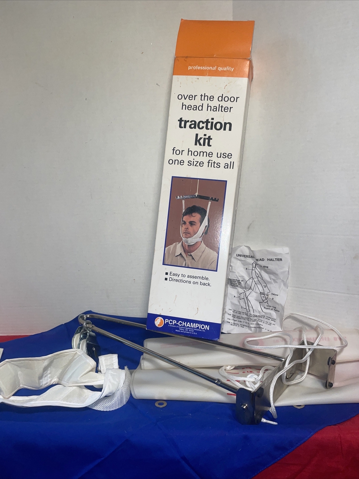 Pcp-Champion Medical Cervical Traction Kit,Overdoor, Estate Find