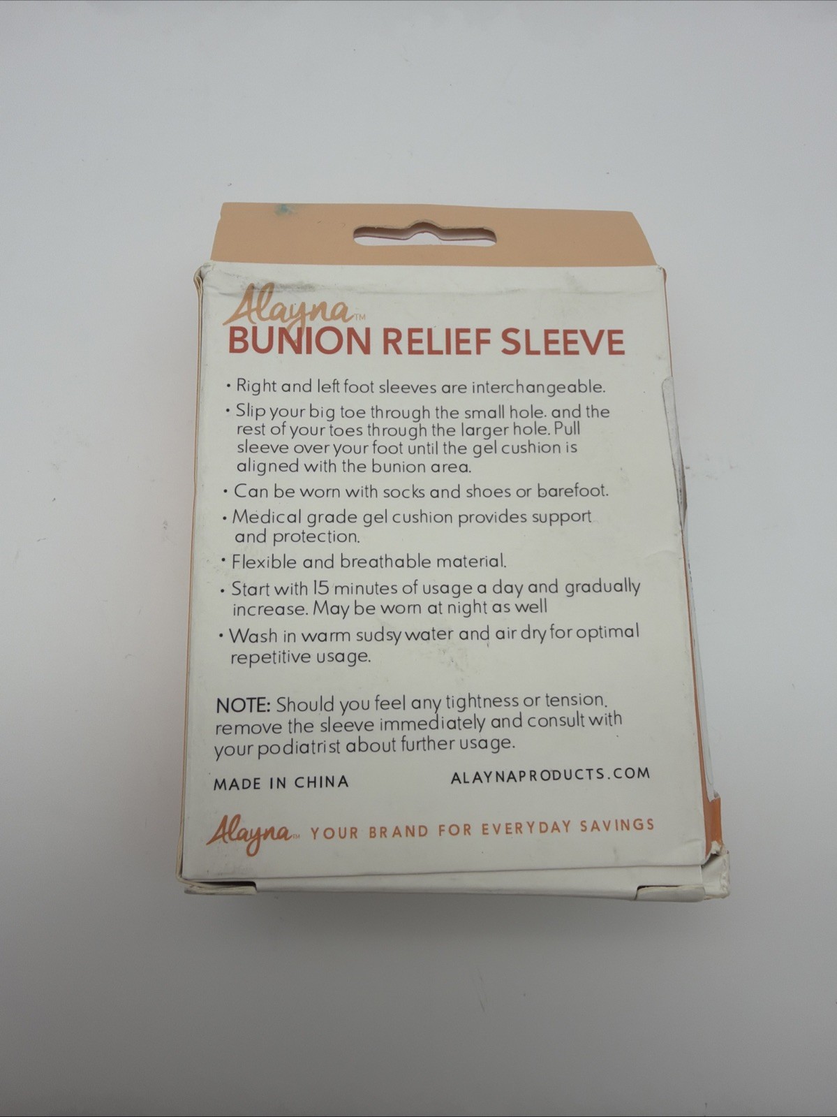 Alayna Flexible Bunion Sleeve