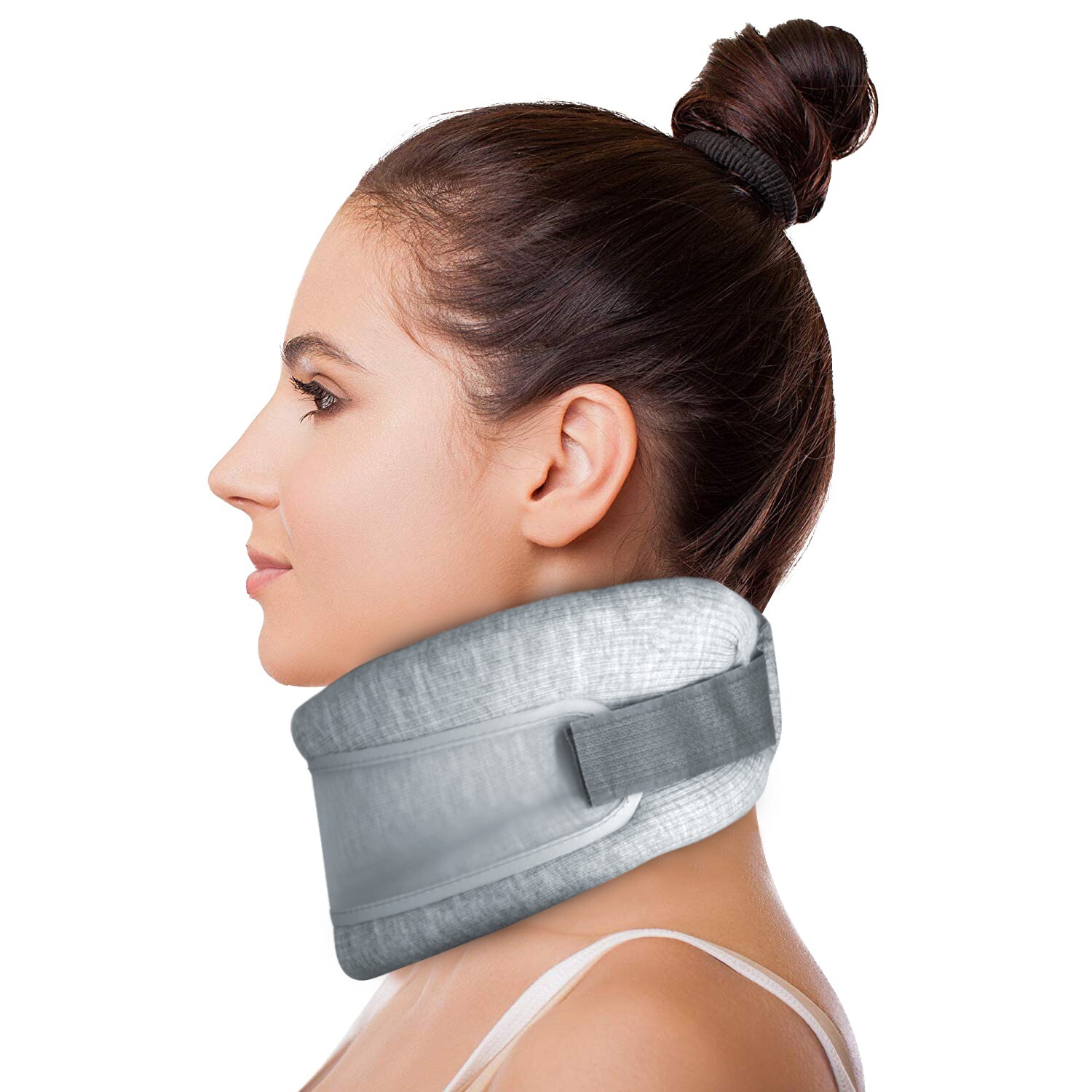 Adjustable Neck Brace Support Wrap Soft Foam Cervical Collar Neck Pain Relief