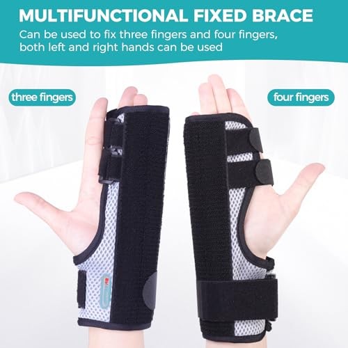 Trigger Finger Splint,Hand Brace with Finger Support,Right or Left black