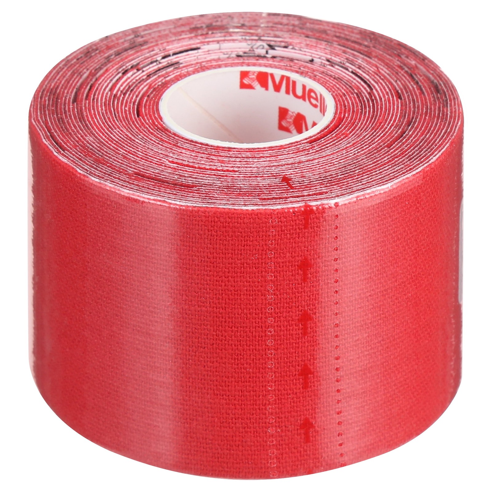 Mueller Kinesiology Tape, Precut I-Strip Roll, 20 strips, Red