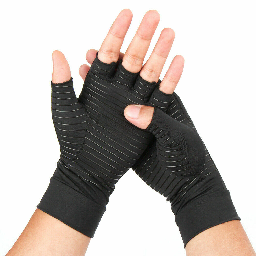 Pressure Gloves Work Health Half Finger Gloves Relieve Pain Rehabilitation USA