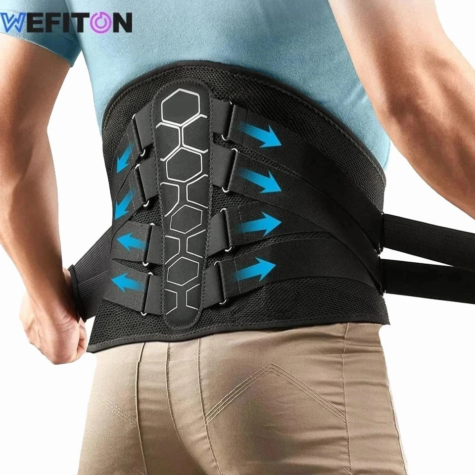 Copper Fit X-Back Brace Lumbar Support Belt Lower Back Pain Relief Unisex