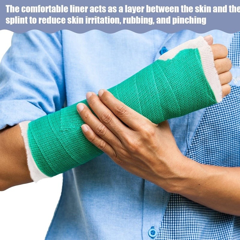 Elastic Arm Cast Cover Thumb Spica Stockinette Washable Wrist Support Pack of 10