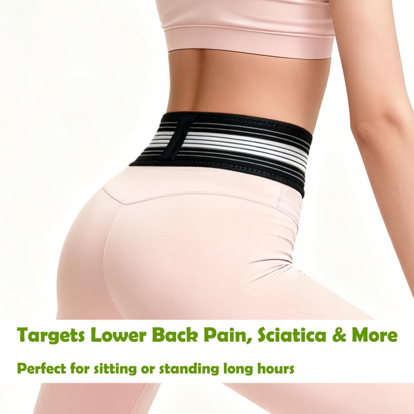 Back Brace Lumbar Support Belt for Women & Men – Supports and Protects Your B…