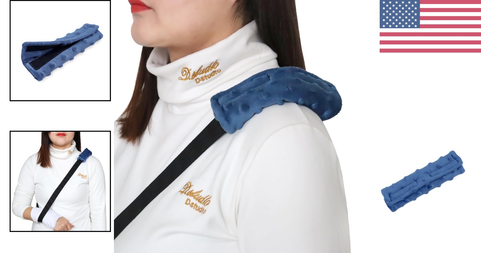 Breathable and Moisture-Wicking Arm Sling Cushion – 2 Pack Comfort Pads