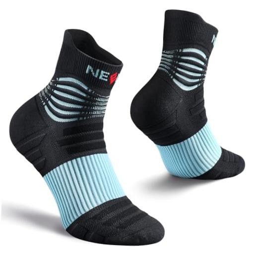 Medical Compression Socks for Women & Men Circulation, Ankle Large Black Blue
