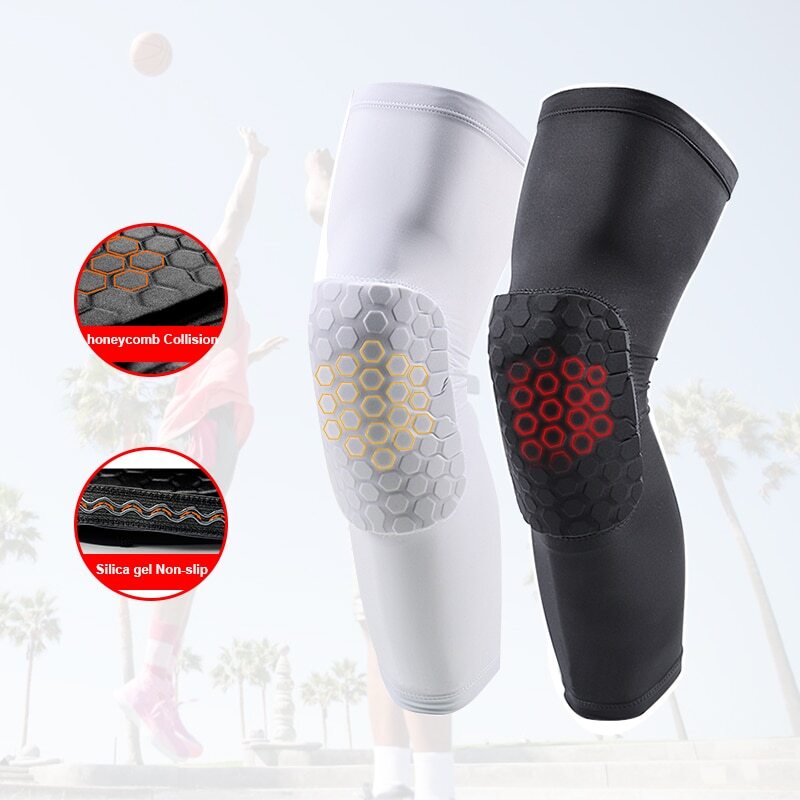 Compression Long Sleeve Support Leg Knee Brace Socks Sport Pain Relief Women Men