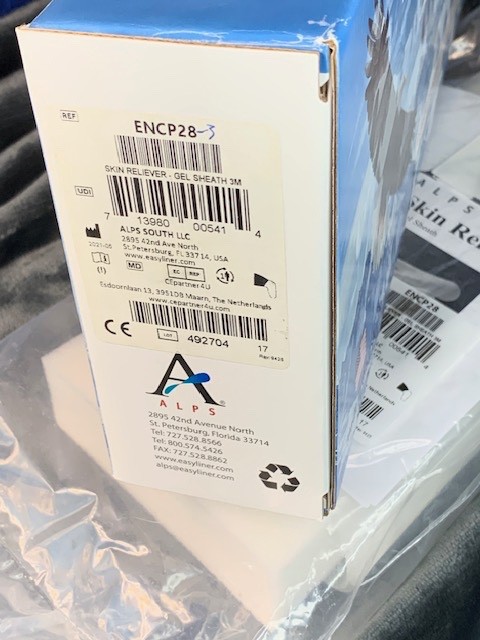 NEW ALPS Skin Reliever-Gel Sheath 3mm ENCP28 clear NIP NIB