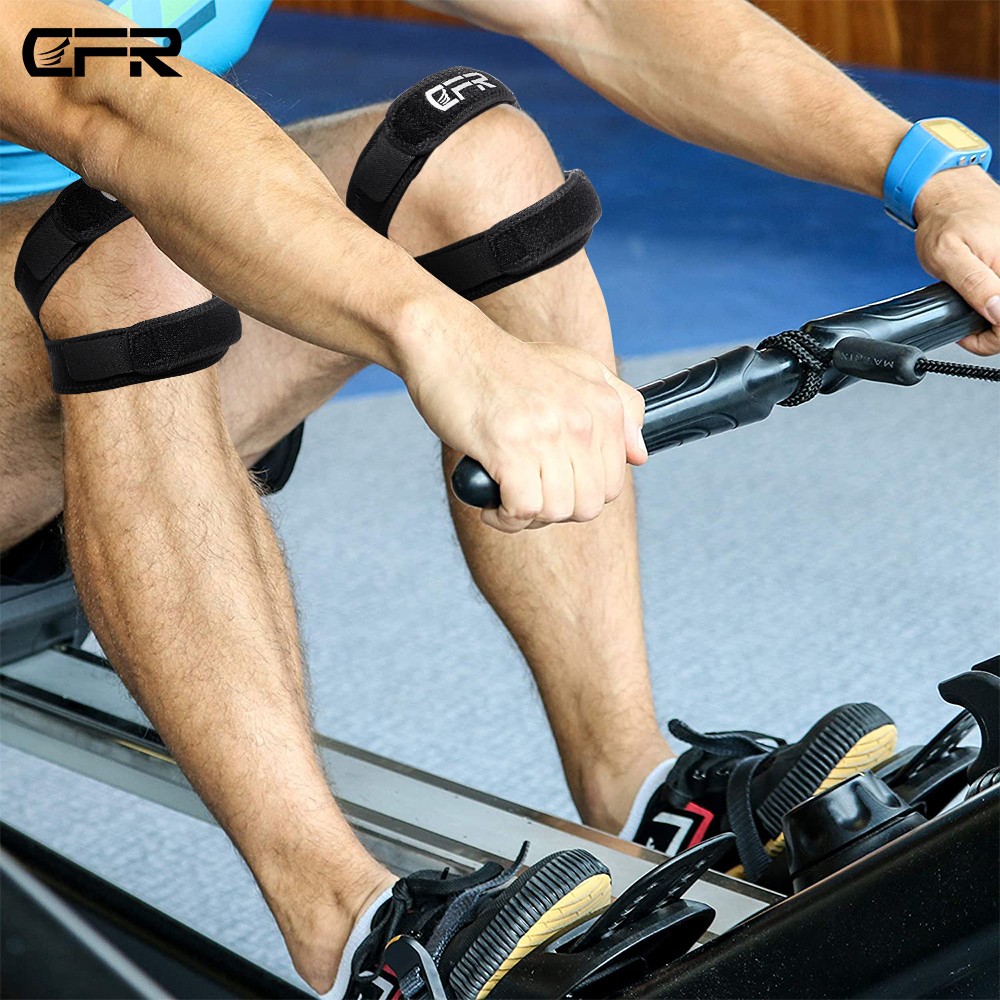 CFR Double Patella Knee Brace Adjustable Knee Support Sports Guard Compression