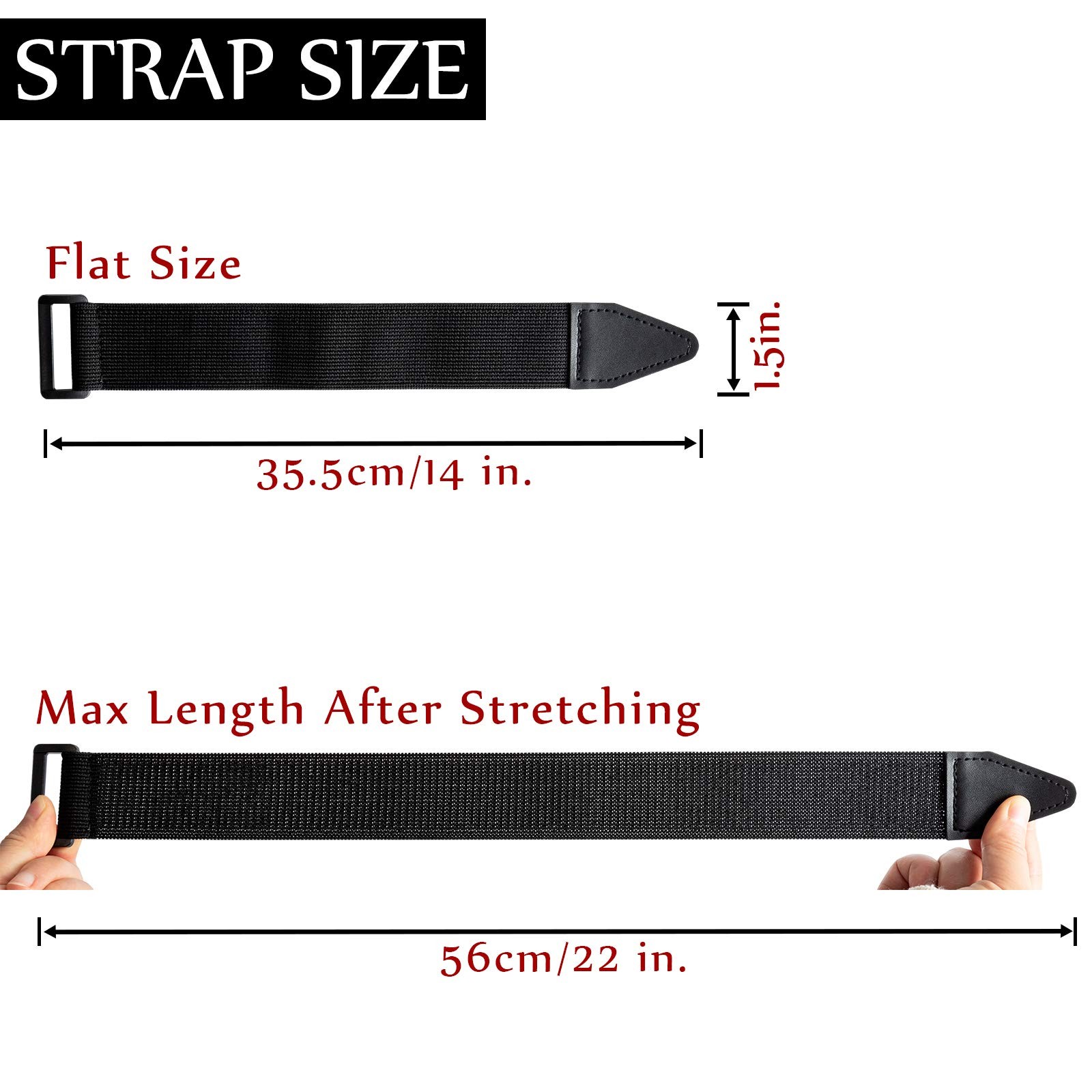6 Pcs Bicycle Pant Leg Straps Adjustable Cycling Ankle Safety Band Multipurpo…