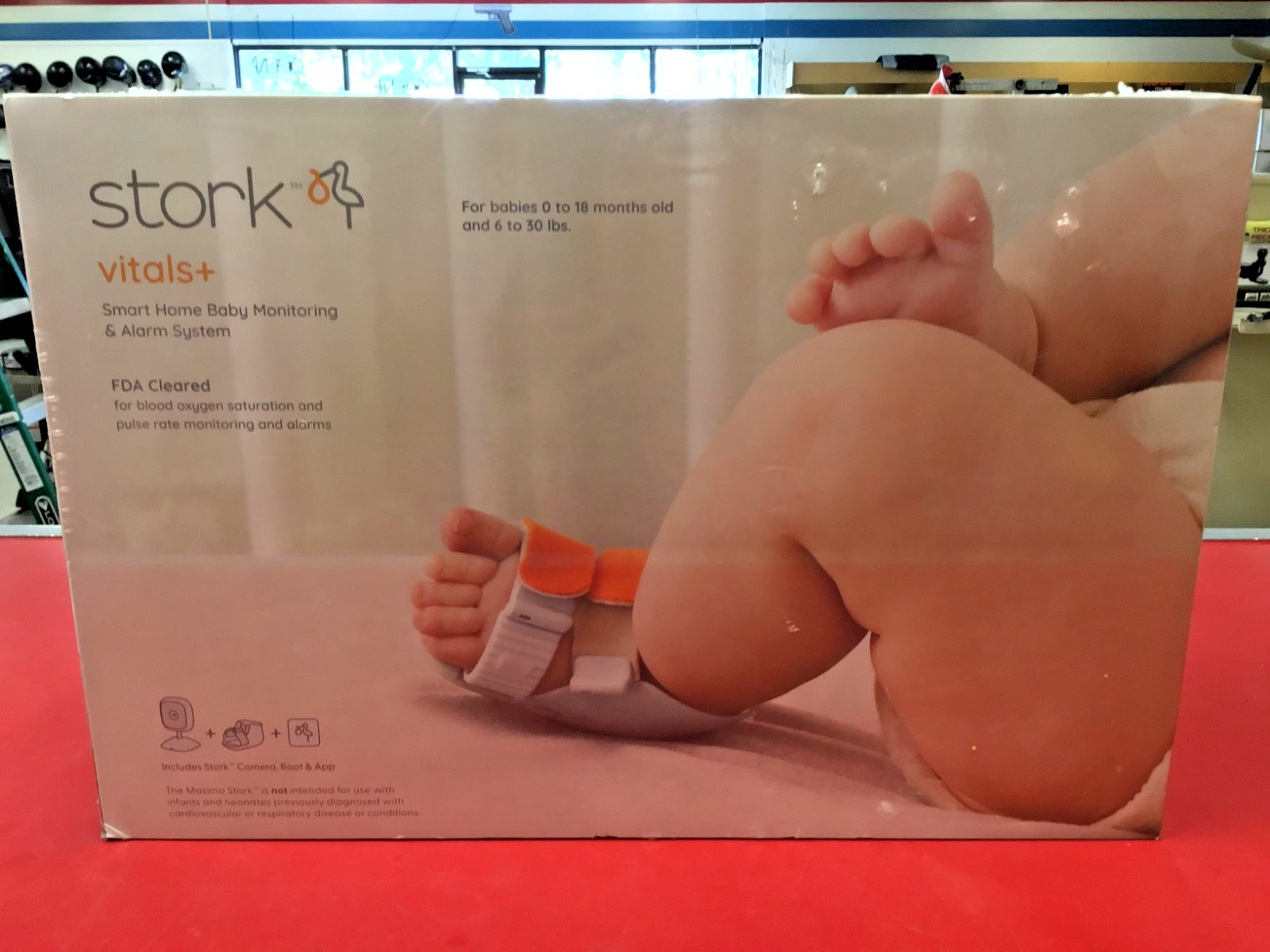 Masimo Stork Vitals+ FDA Cleared Smart Baby Monitoring System **NIB**