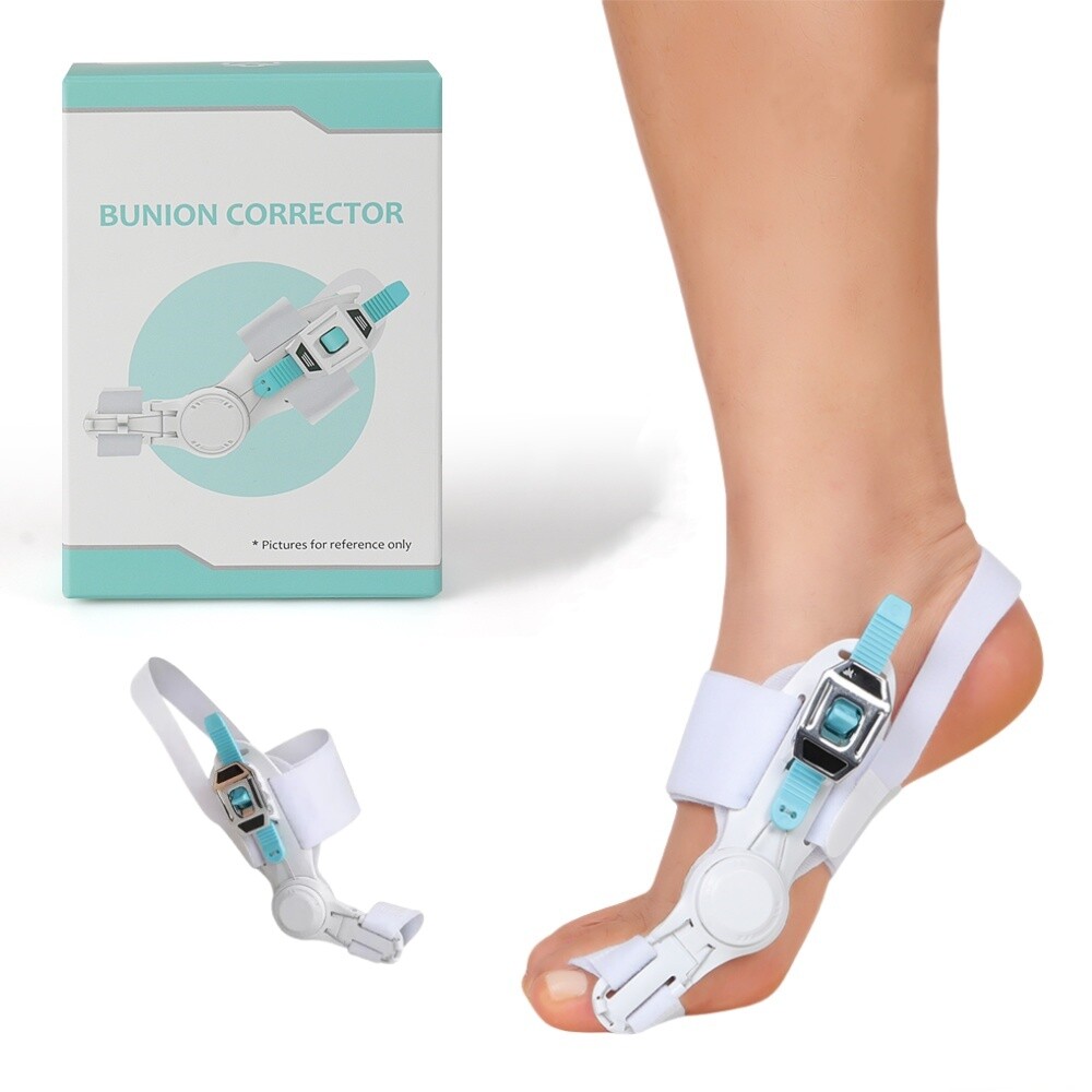 Adjustable Hallux Valgus Corrector Bunion Splint Hummer Toe Straightener Strap
