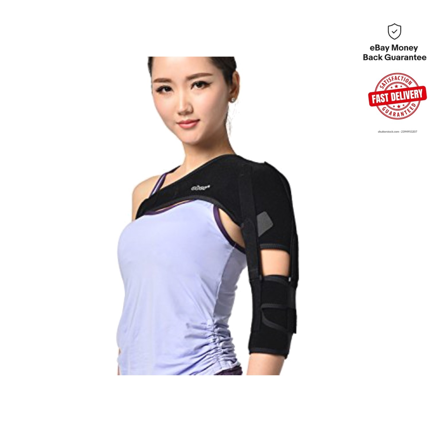 Breathable Polyester Arm Sling for Hemiplegia Recovery – Adjustable Design