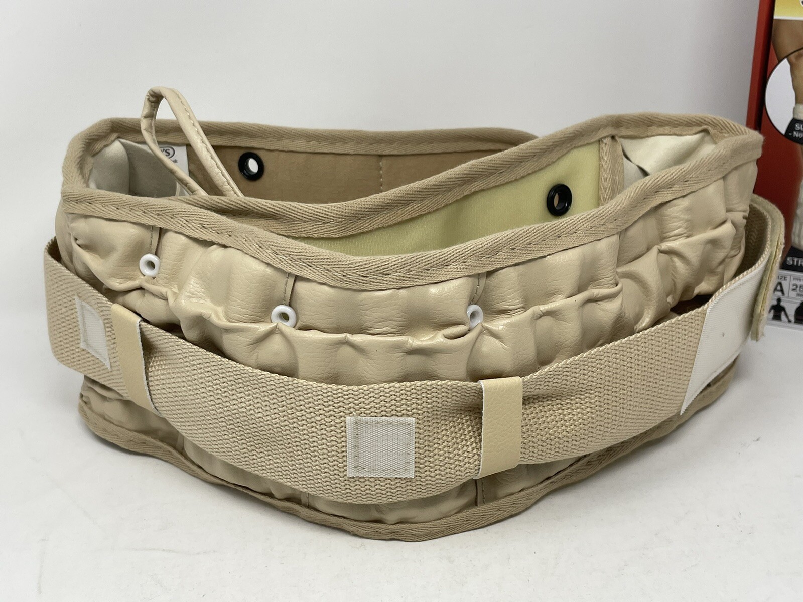 DR-HO’S Beige Adjustable Stretch Compression 2In1 Back Pain Relief Belt Size A/B