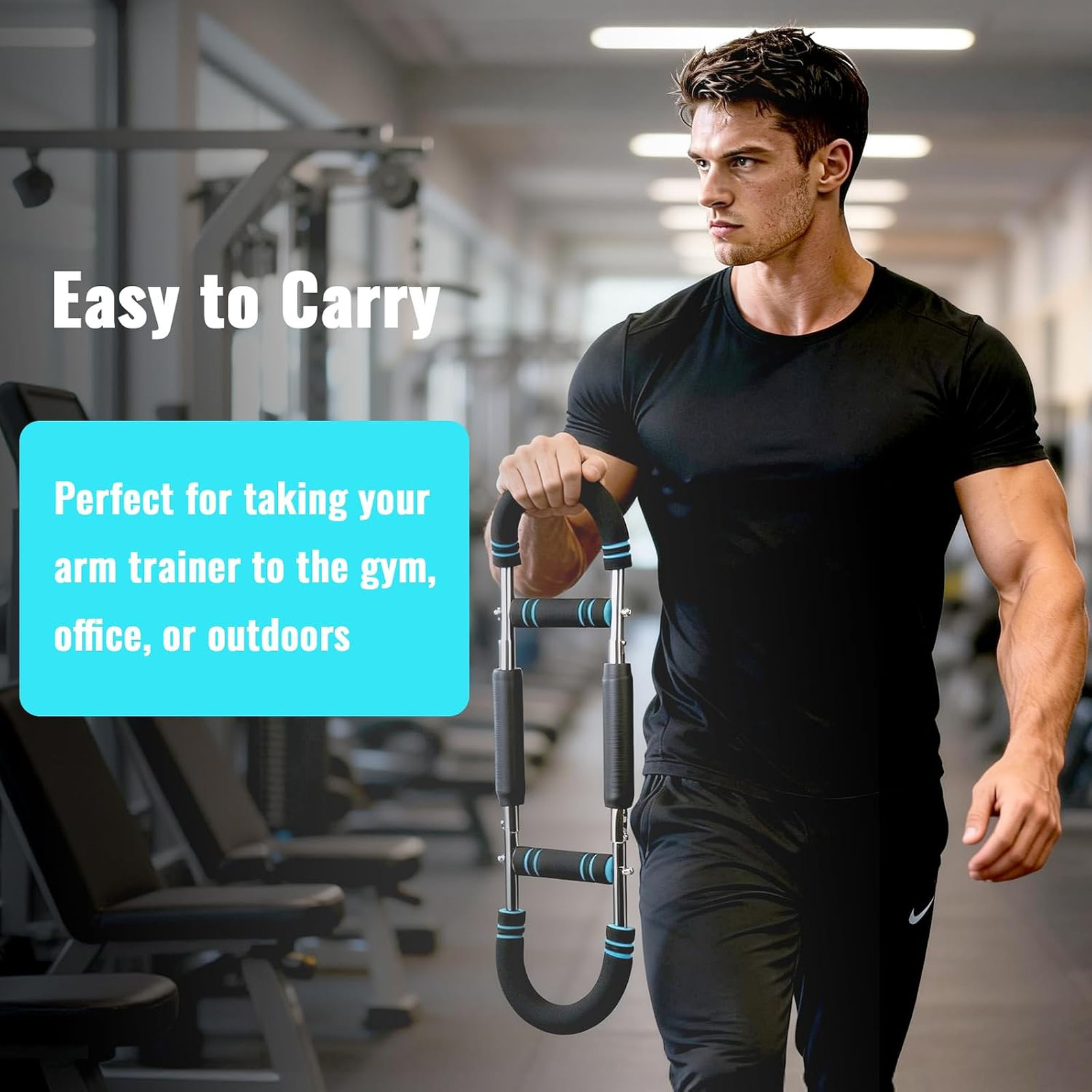 Twister Arm Trainer Adjustable Upper Body Fitness Equipment for Men Women Home