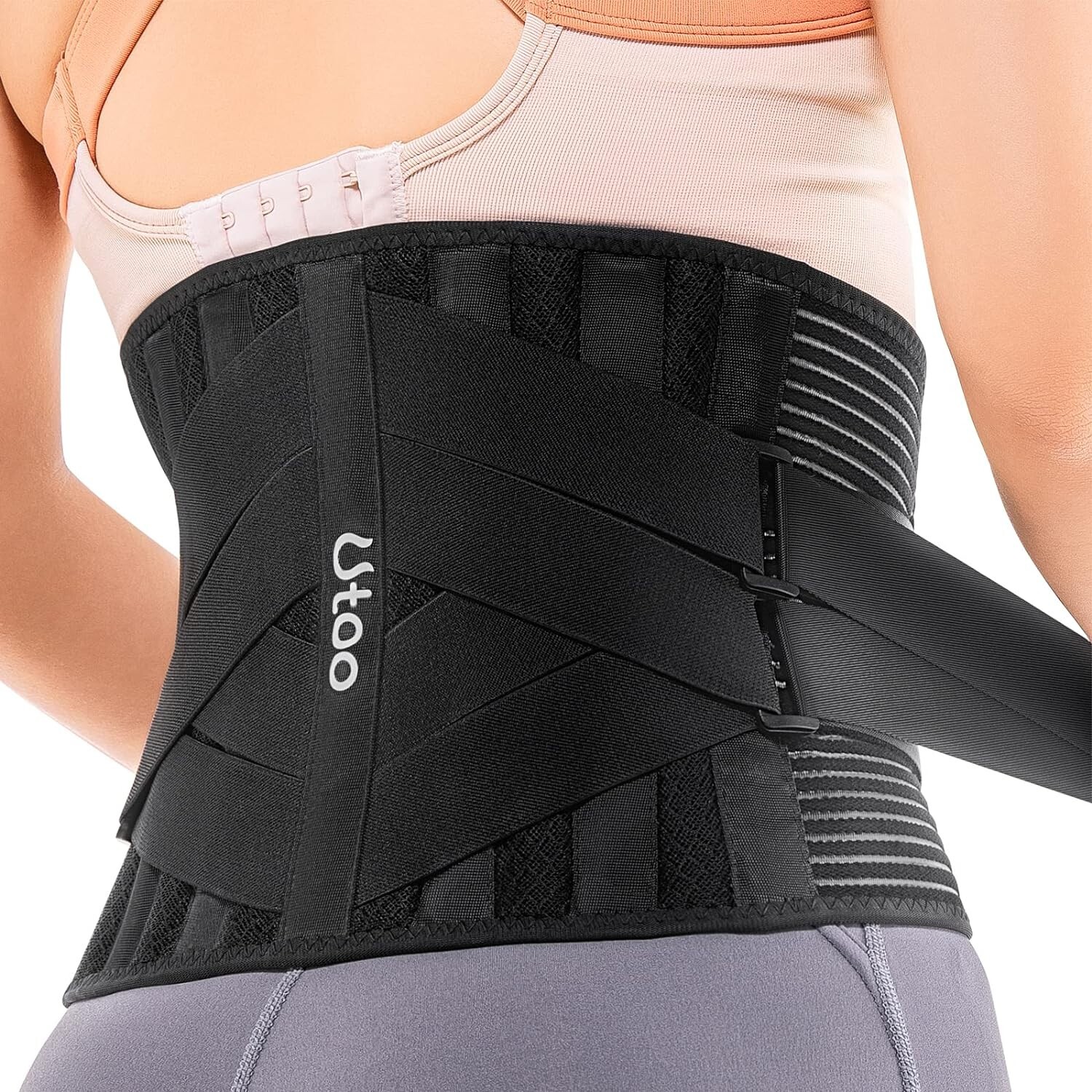 Back Lumbar Support Lower Back Brace for Men and Women Size Large