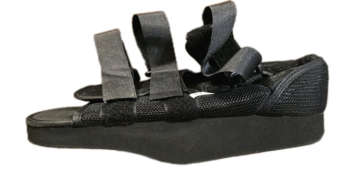 Medim Brace Wedge Post-Op Shoe, Offloading Shoes for Toe Injuries,No BOX