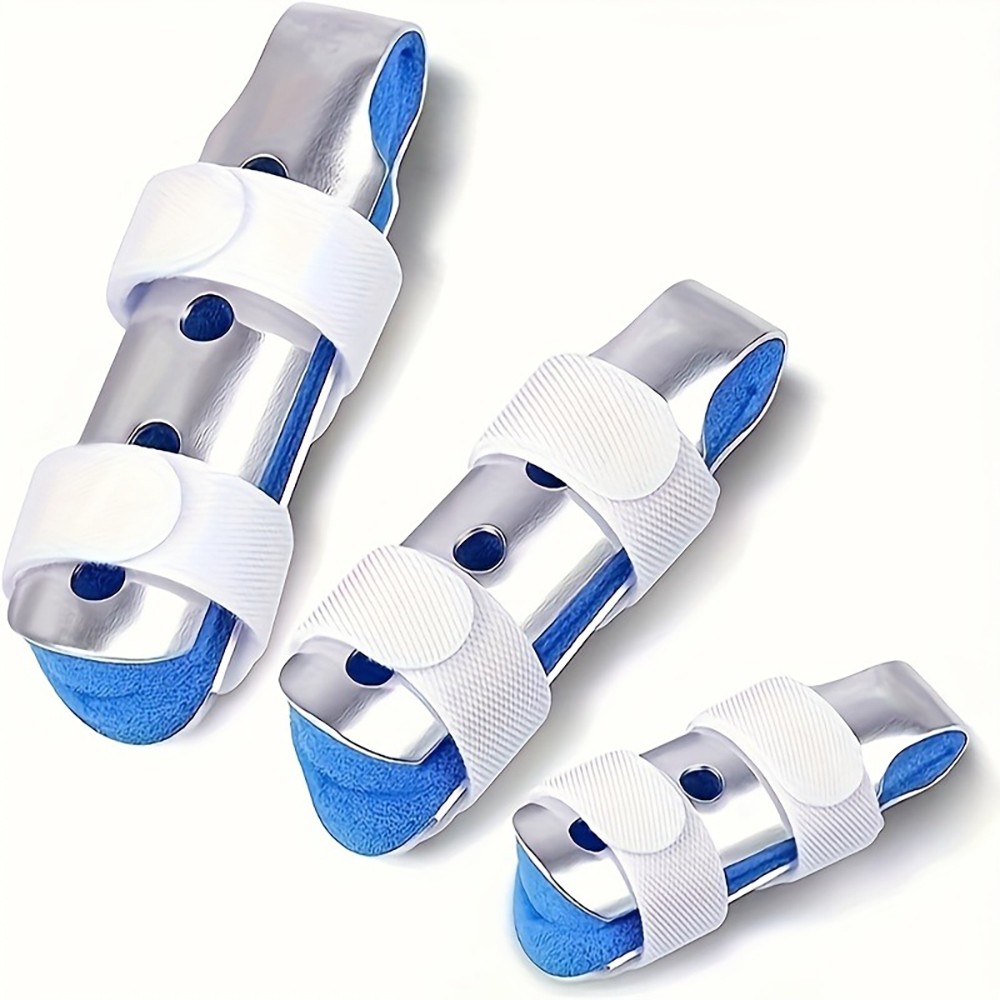 3Pcs/1Set Adjustable Finger Splints fits Correcting and Relieving Broken Fingers
