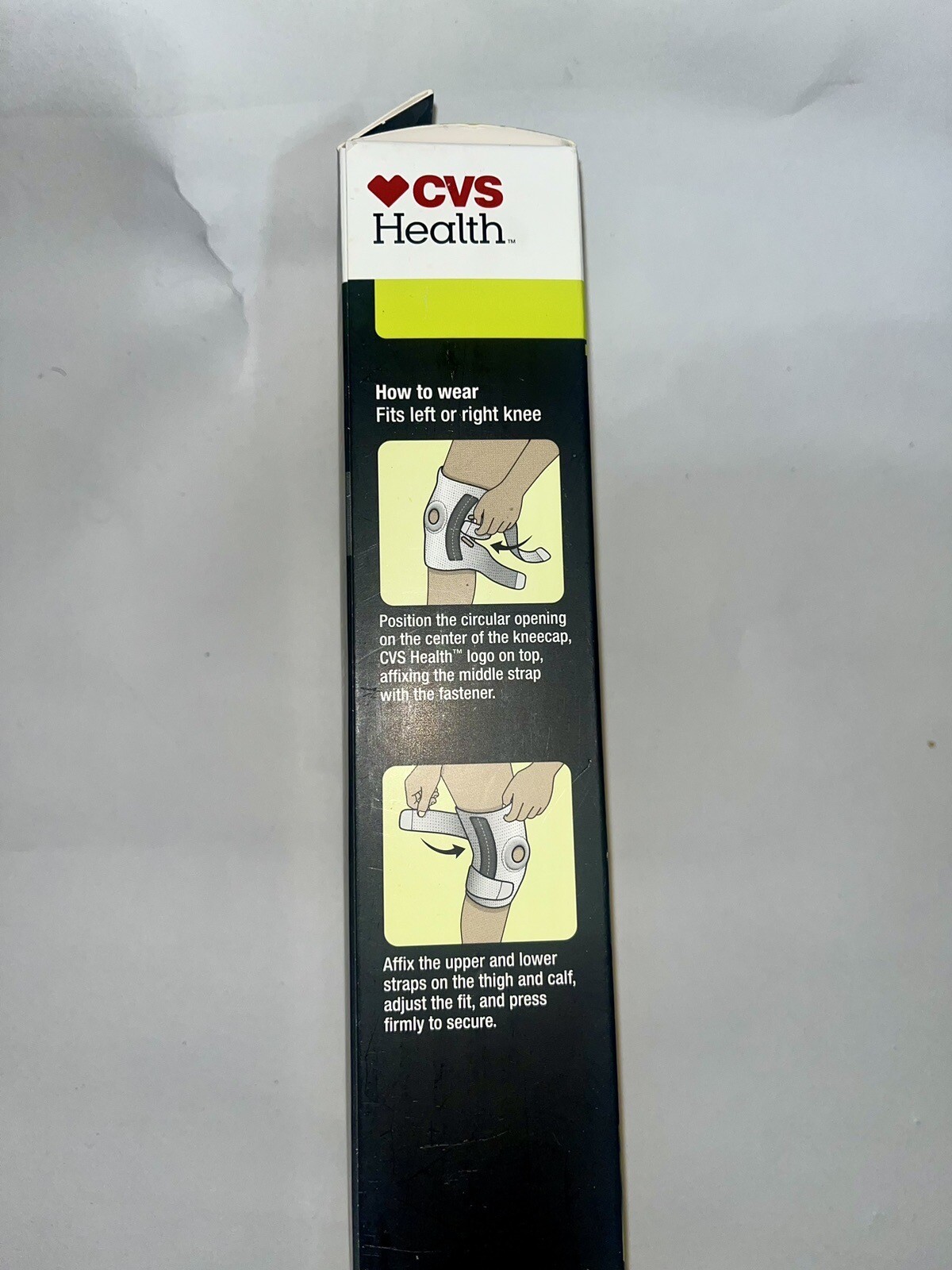 CVS Health Adjustable Stabilizing Knee Support Moderate One Size New in Box