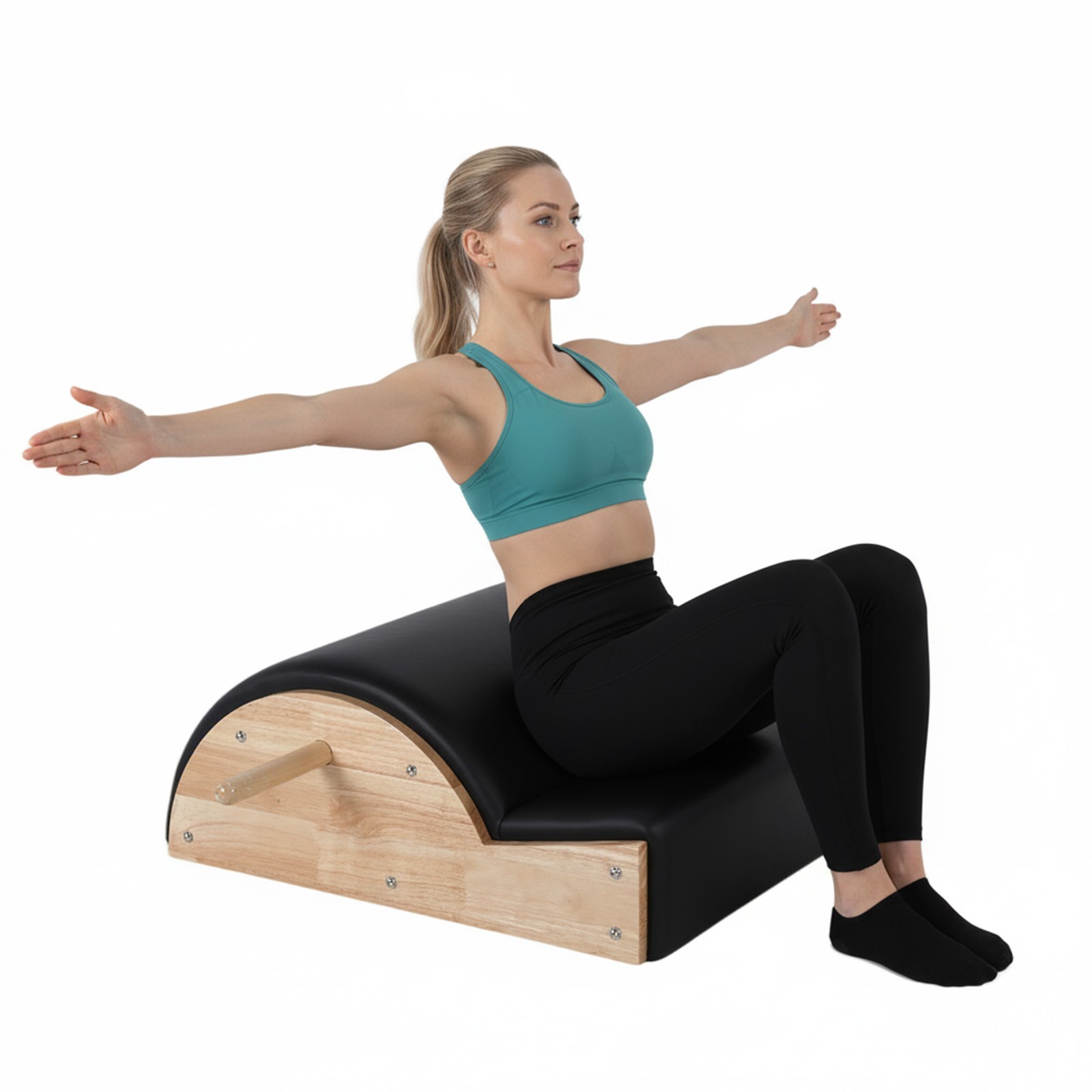 Pilates Spine Corrector Solid Wood Posture Corrector Reformer Wedge Fitness Pila