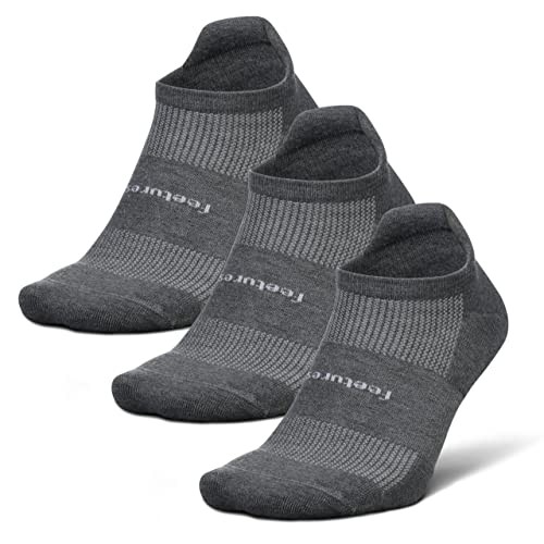 High Performance Max Cushion Ankle Sock – Tab Large Heather Grey (3 Pair)